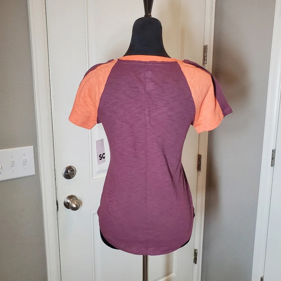 NWT SO Juniors Size Medium Short Sleeve Shirt Plum Prune - Picture 13 of 16